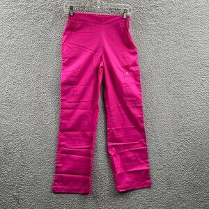 Orange Standard Women Scrub Pants Extra Small Pink Pull On Elastic Waist Uniform